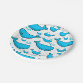 Papieren borden walvissen papieren bordje (Gekanteld)