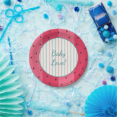 Papieren Borden "Watermeloen" Papieren Bordje (Feest)