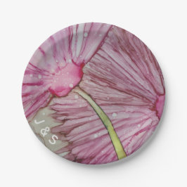 Papieren Borden Wedding Turquoise en lavenders Bordje