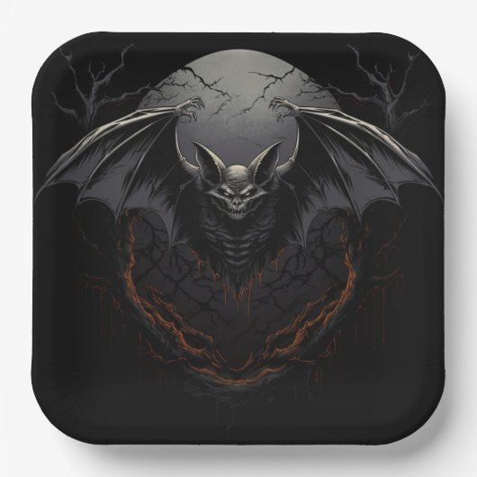 Papieren borden Wicked Whimsy Bordje (Voorkant)