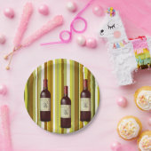 Papieren borden wijn papieren bordje (Feest)