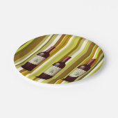 Papieren borden wijn papieren bordje (Gekanteld)