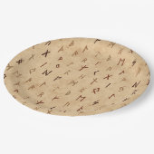 Papieren Borden worden uitgevoerd Bordje (Gekanteld)