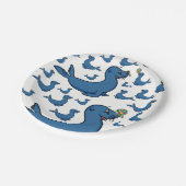 Papieren borden zegel papieren bordje (Gekanteld)