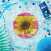 Papieren Borden Zonnebloem Bordje (Feest)