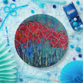 Papieren bordenset 'Hearts' 23 cm Bordje (Feest)