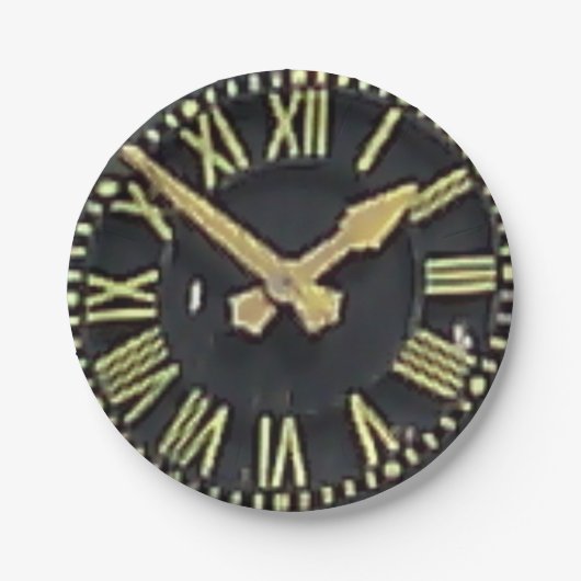 papieren bordje: Sefton Church Clock Papieren Bordje (Voorkant)