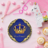 Papieren bordjes Prince baby shower (Feest)