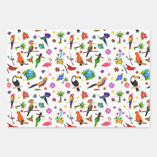 Papieren brochures voor het verpakken van vogels inpakpapier vel (Voorkant 3)
