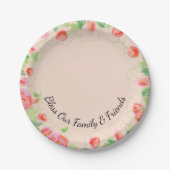 Papieren bruiloft onze familie en vrienden Bord (Voorkant)