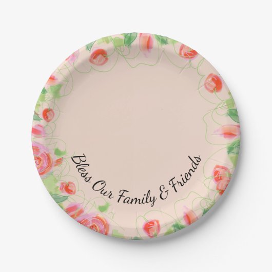 Papieren bruiloft onze familie en vrienden Bord (Voorkant)