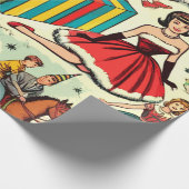 Papieren cadeautjes inpakken Strippatroon Cadeaupapier (Hoek)