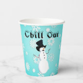 Papieren Chill Out-beker Bekers (Achterkant)