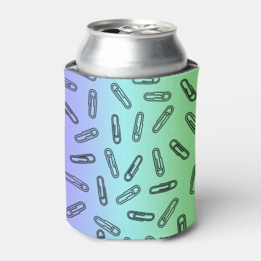 Papieren clips blikjeskoeler (Blikje Voorkant)