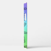 Papieren clips boven regenboog Case-Mate iPhone case (Achterkant / Rechts)