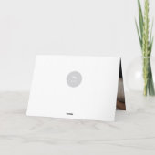 Papieren clips Groetings Blue Grids Business van h Feestdagen Kaart (Achterkant)