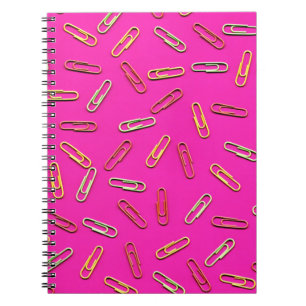 Papieren clips notitieboek