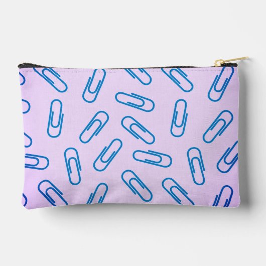 Papieren clips patroon gepersonaliseerd Potlood ho Etui (Achterkant)