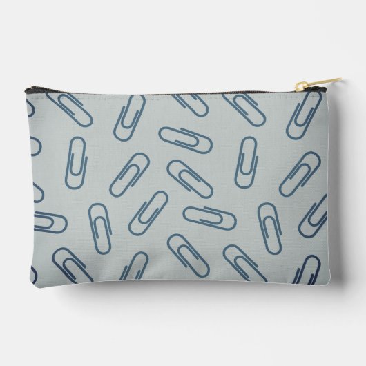 Papieren clips patroon gepersonaliseerd Potlood ho Etui (Achterkant)