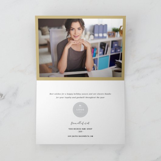 Papieren clips voor vreugde blauw raster feestdagen kaart (Binnen)