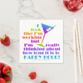 PAPIEREN COCKTAIL SERVETTEN - MARTINI, COCKTAIL HU (Insitu)