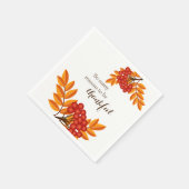 Papieren cocktail / woestijn servetten zo veel red (Hoek)