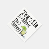 PAPIEREN COCKTAILSERVETTEN, TEQUILA GOEDKOPERE THE SERVETTEN (Hoek)