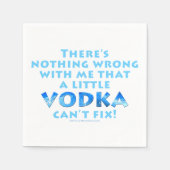 PAPIEREN COCKTAILSERVETTEN - WODKA HUMOR SERVETTEN (Voorkant)