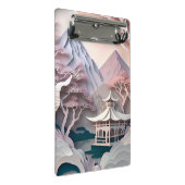 Papieren Cutout Pavilion Landscape Mini Cliboard Klembord (Schuin)