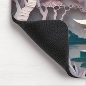 Papieren Cutout Pavilion Landscape Mousepad Muismat (Hoek)
