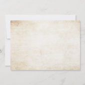  Papieren Doll Tea verjaardagsuitnodiging Kaart (Achterkant)