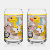 Papieren Eend Soda Glas (Achterkant)