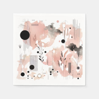 Papieren feestservet, verjaardag, bruiloft servet