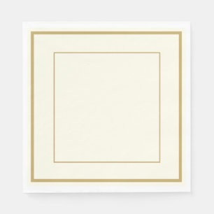 Papieren feestservetten porselein-look speciale ge servet