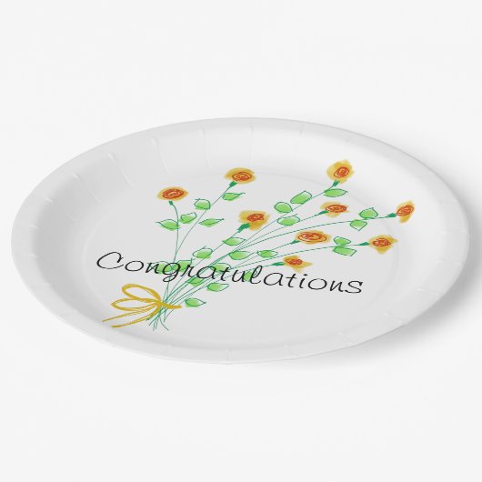 Papieren felicitaties Bord (Gekanteld)