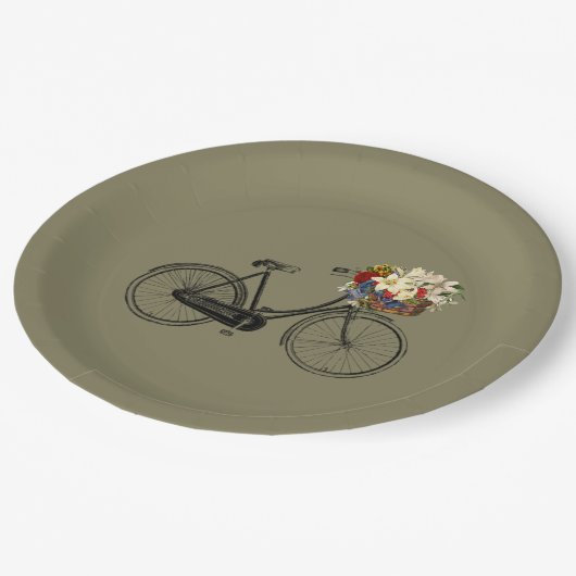 Papieren fietsenstort papieren bordje (Gekanteld)