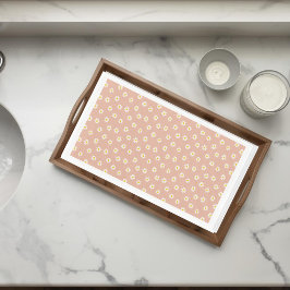 Papieren gastendoekjes met kleine madeliefjes servet