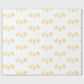 Papieren gele Baby pakken Cadeaupapier (Vlak)