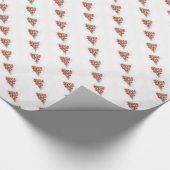 Papieren geschenk. Kerstmis 02. Cadeaupapier (Hoek)
