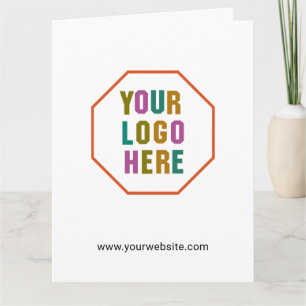 Papieren geschenkzakken met aangepaste bedrijf log kaart