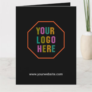 Papieren geschenkzakken met aangepaste bedrijf log kaart