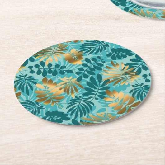 Papieren glazen onderstukken ronde kartonnen onderzetter (Gebogen)