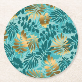 Papieren glazen onderstukken ronde kartonnen onderzetter