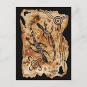 Papieren Goannas Briefkaart (Voorkant)