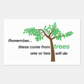 Papieren handdoekdispenser Sticker (Voorkant)