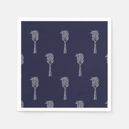 Papieren handdoeken - Pasta Lover - Spaghetti Servet (Voorkant)