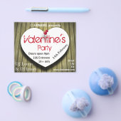 Papieren Hart - Valentijnsdag Feest Flyer (Enkel)