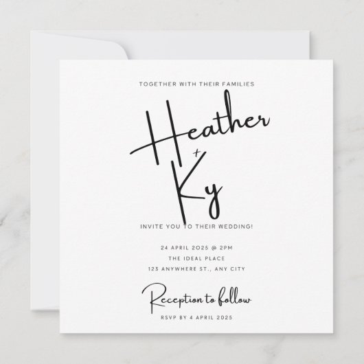 Papieren hart van schoonheid - reserveer de datum  kaart (Achterkant)