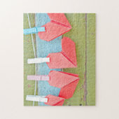 Papieren hartslag op de kast legpuzzel (Verticaal)