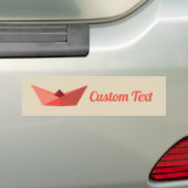 Papieren Hoed Aangepaste Tekst Zomer Bumpersticker (Op auto)